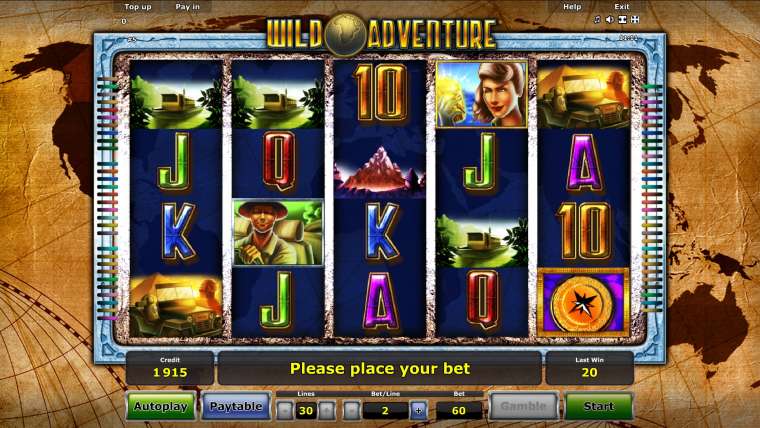Видео покер Wild Adventure демо-игра