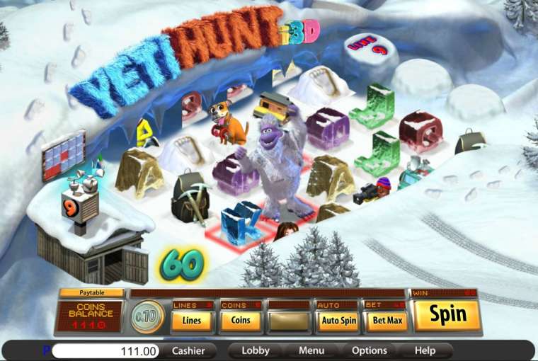 Видео покер Yeti Hunt i3D демо-игра